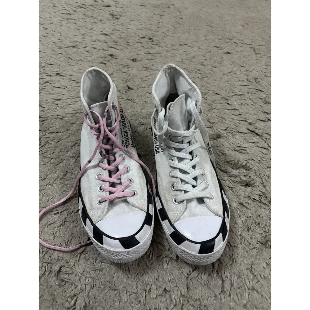 Converse Off White Chuck 70 Off-White Sneakers  mens Size 9 women size 11 - Picture 3 of 10